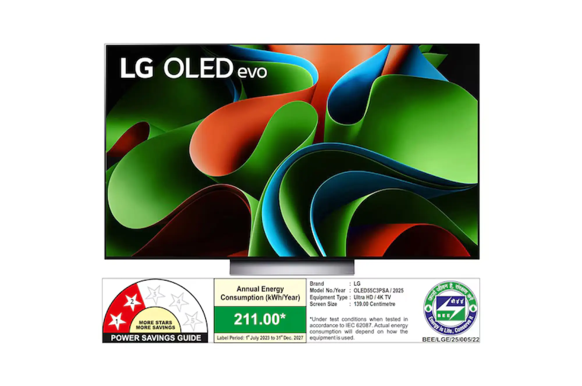Photo of تلفزيون إل جي ذكي LG OLED evo بحجم 55 بوصة، موديل 2023 بدقة 4K ومعالج α9 AI Gen6 - موديل OLED55C3PSA