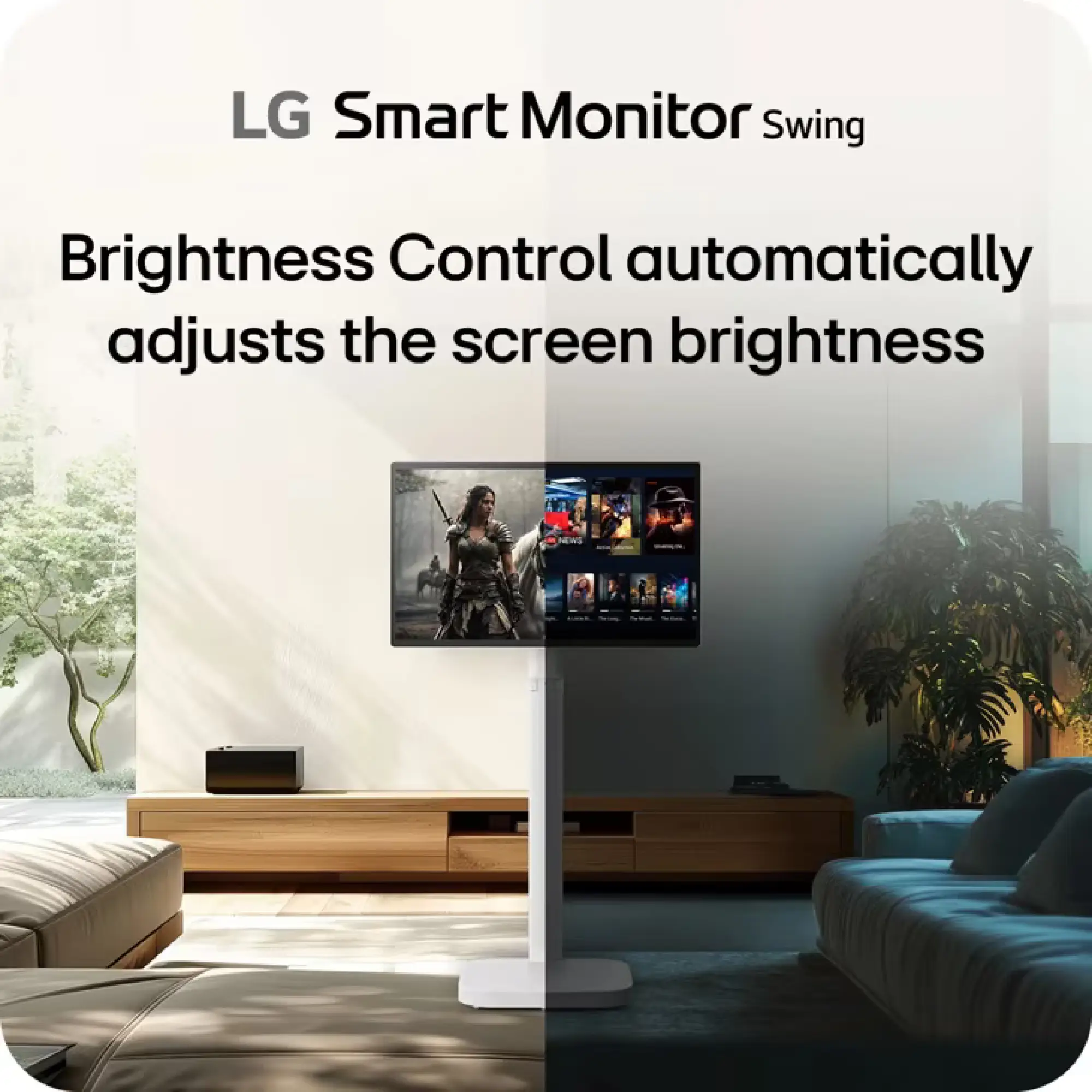 Photo of شاشة إل جي ألترا وايد 32 إنش Smart Monitor Swing - موديل 32U889SA-W