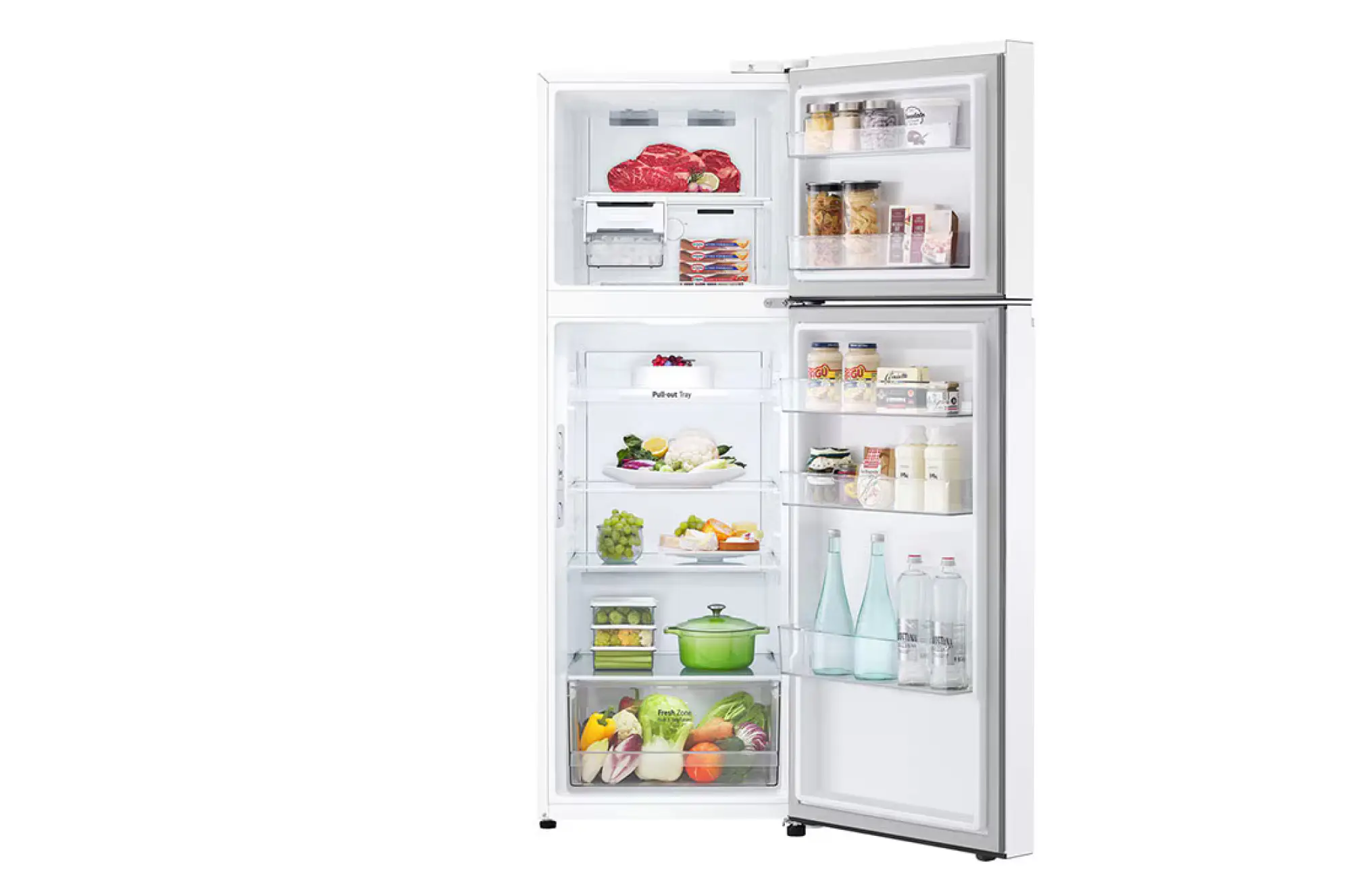 Photo of ساردکەرەوەی بەفرگر لەسەرەوەی 423 لیتری (Top freezer) بە سیستەمی ئینڤێرتەر (Inverter) و ڕەنگی سپی