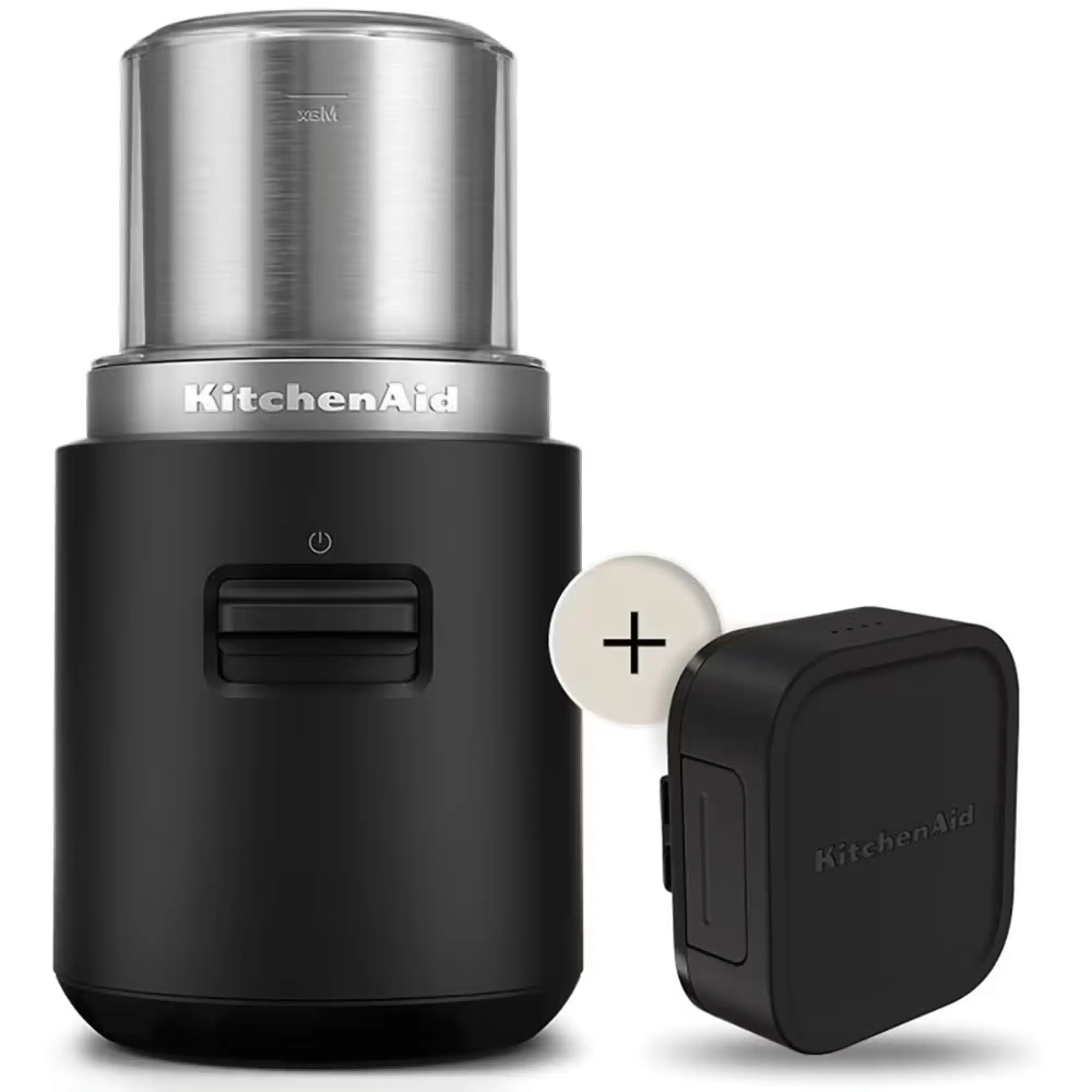 Photo of KitchenAid Go Cordless Coffee Grinder with Battery - Matte Black 5KBGR111BM