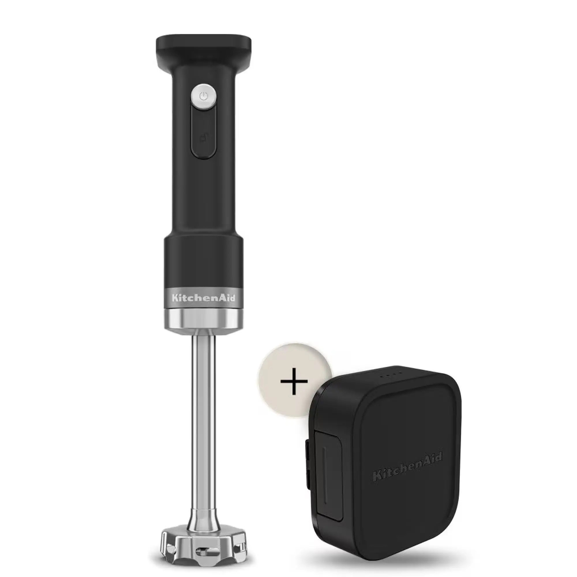 Photo of خلاط يدوي لاسلكي KitchenAid Go مع بطارية - أسود غير لامع 5KHBRV71BM