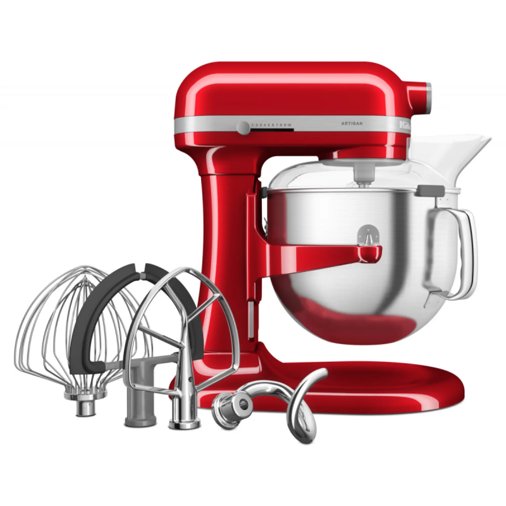 Photo of KitchenAid Artisan Elegance mixer 6,6 L, Color: Candy Apple Red| 5KSM70SHXBCA