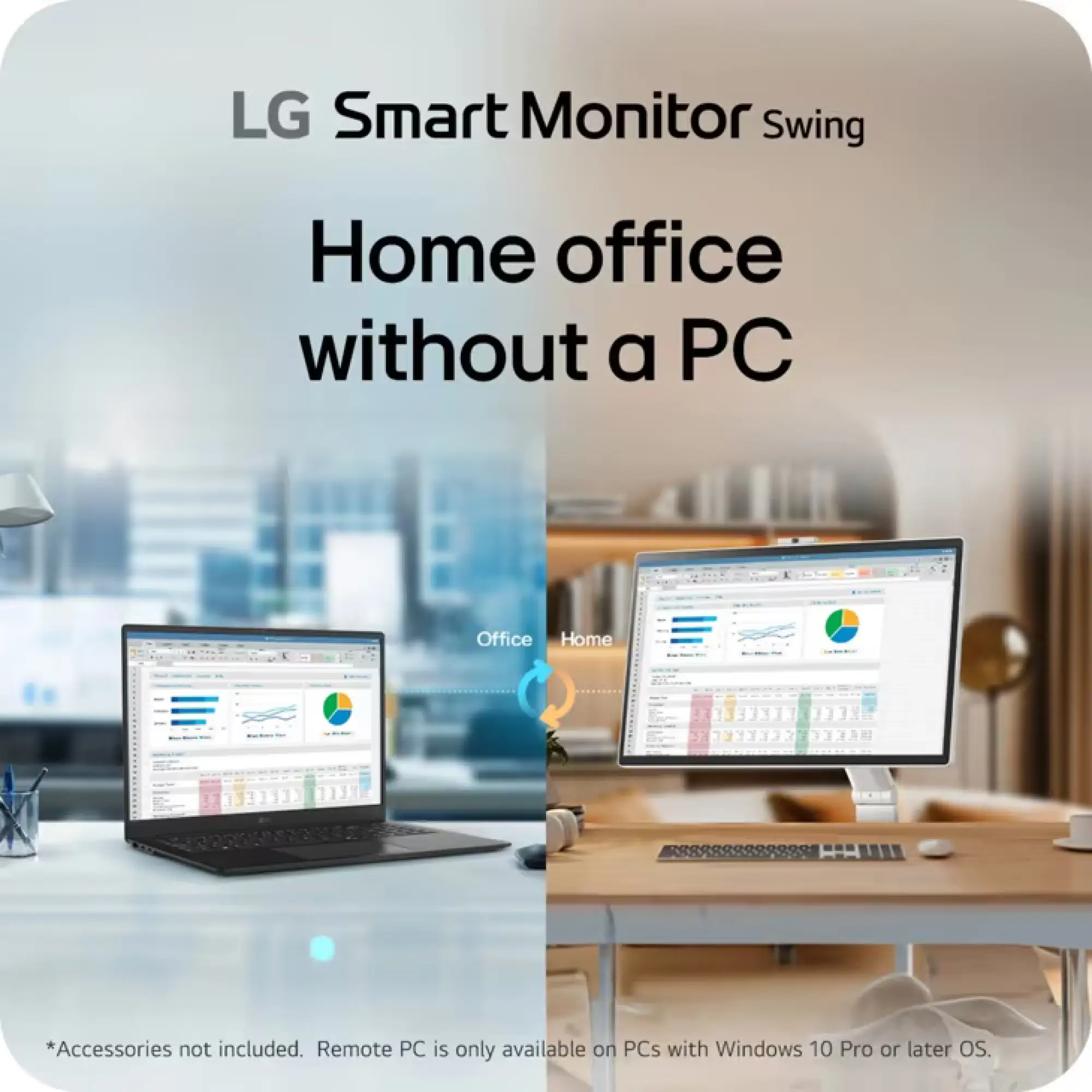 Photo of شاشة إل جي ألترا وايد 32 إنش Smart Monitor Swing - موديل 32U889SA-W