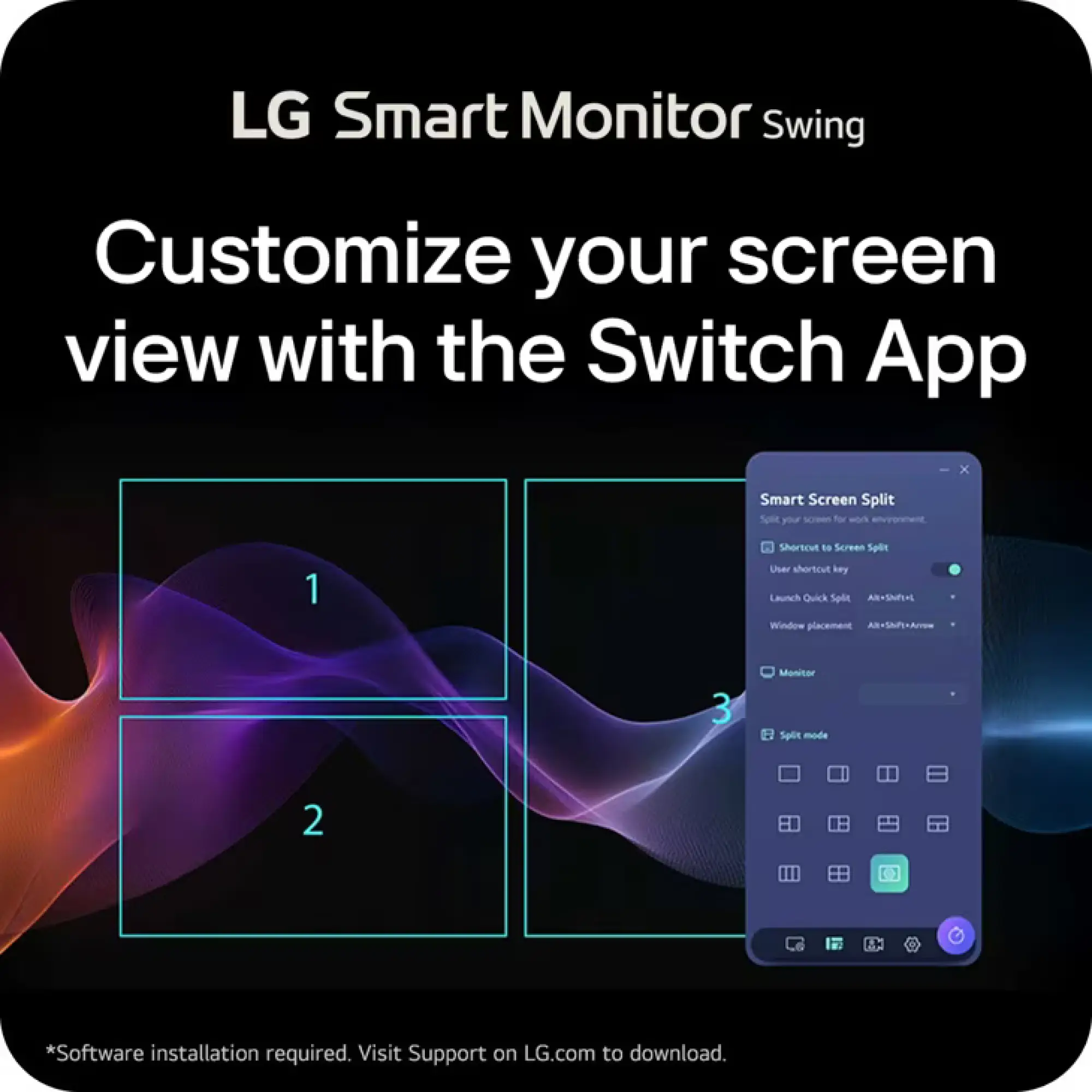Photo of شاشة إل جي ألترا وايد 32 إنش Smart Monitor Swing - موديل 32U889SA-W