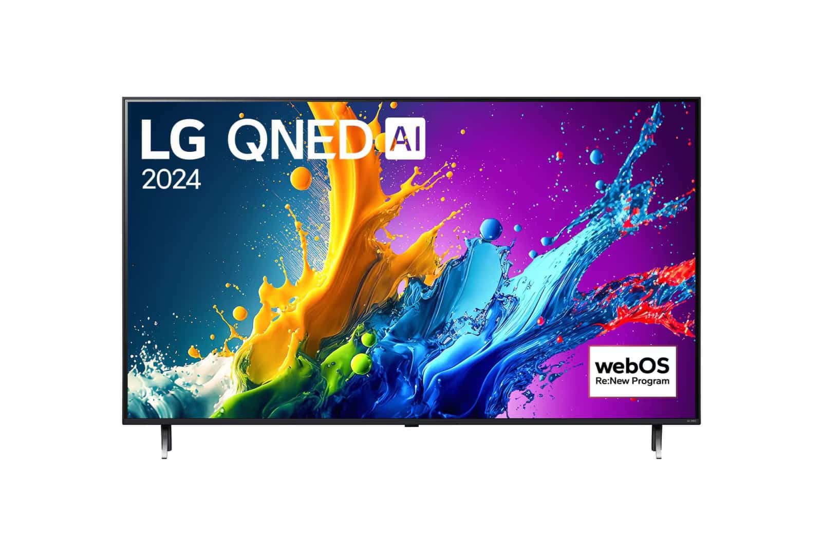 Photo of 55 Inch LG QNED QNED80 4K Smart TV AI Magic remote HDR10 webOS24 2024