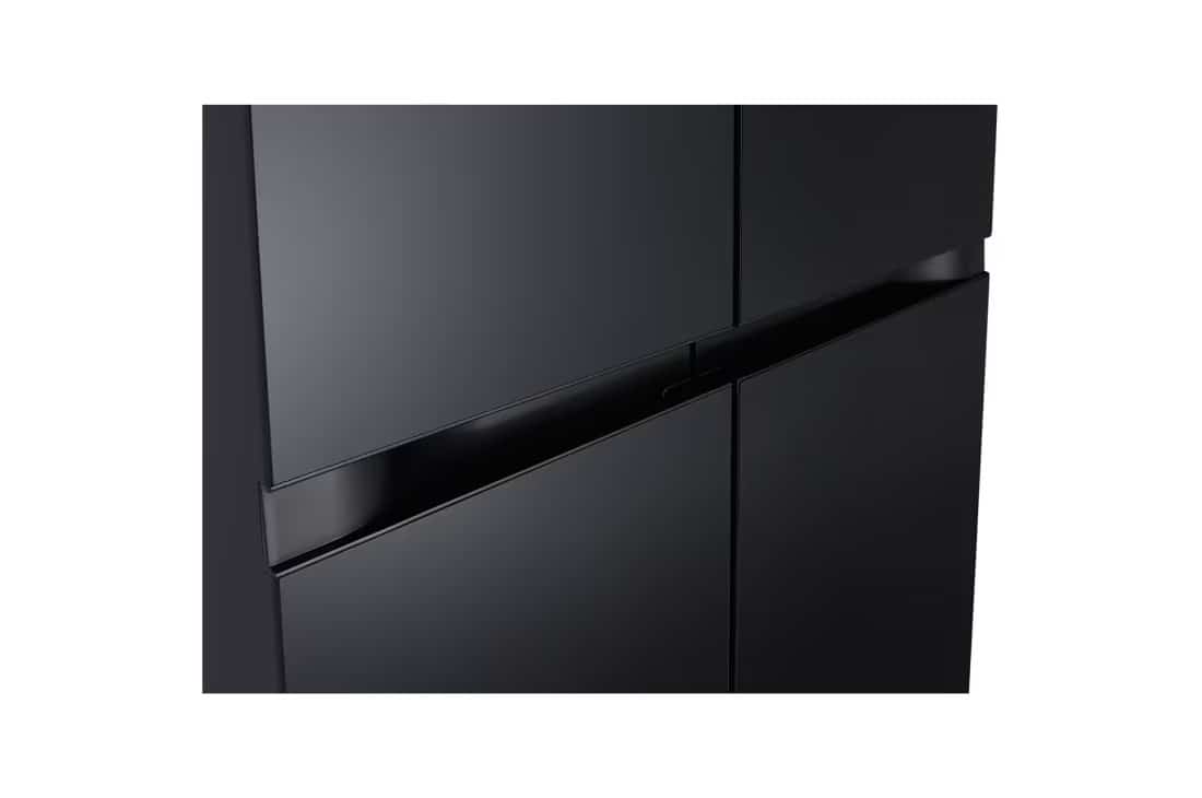 Photo of LG Side by Side 647L Refrigerator, Inverter Compressor, Multi AirFlow, Express Cool, Smart Diagnosis™, Black Glass color