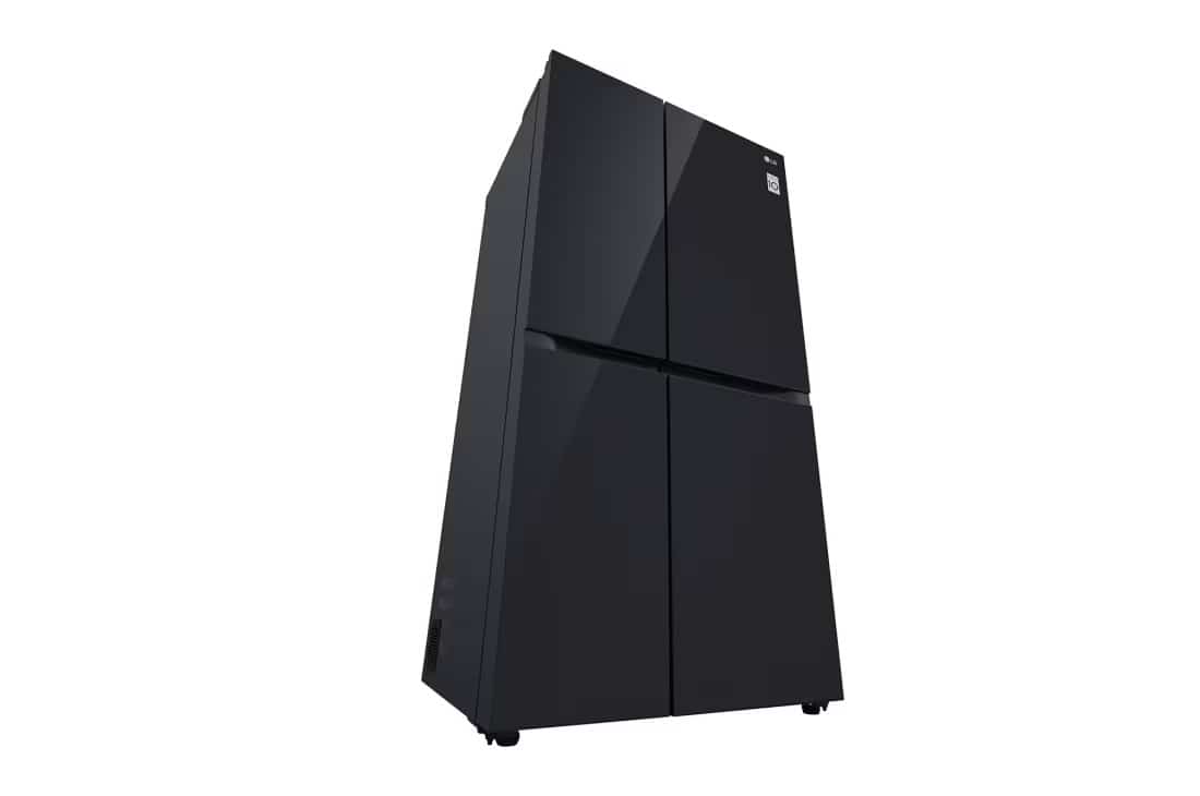 Photo of LG Side by Side 647L Refrigerator, Inverter Compressor, Multi AirFlow, Express Cool, Smart Diagnosis™, Black Glass color