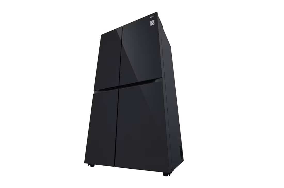 Photo of LG Side by Side 647L Refrigerator, Inverter Compressor, Multi AirFlow, Express Cool, Smart Diagnosis™, Black Glass color