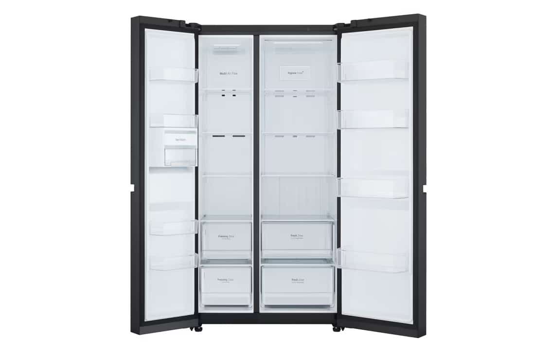 Photo of LG Side by Side 647L Refrigerator, Inverter Compressor, Multi AirFlow,White Glass color