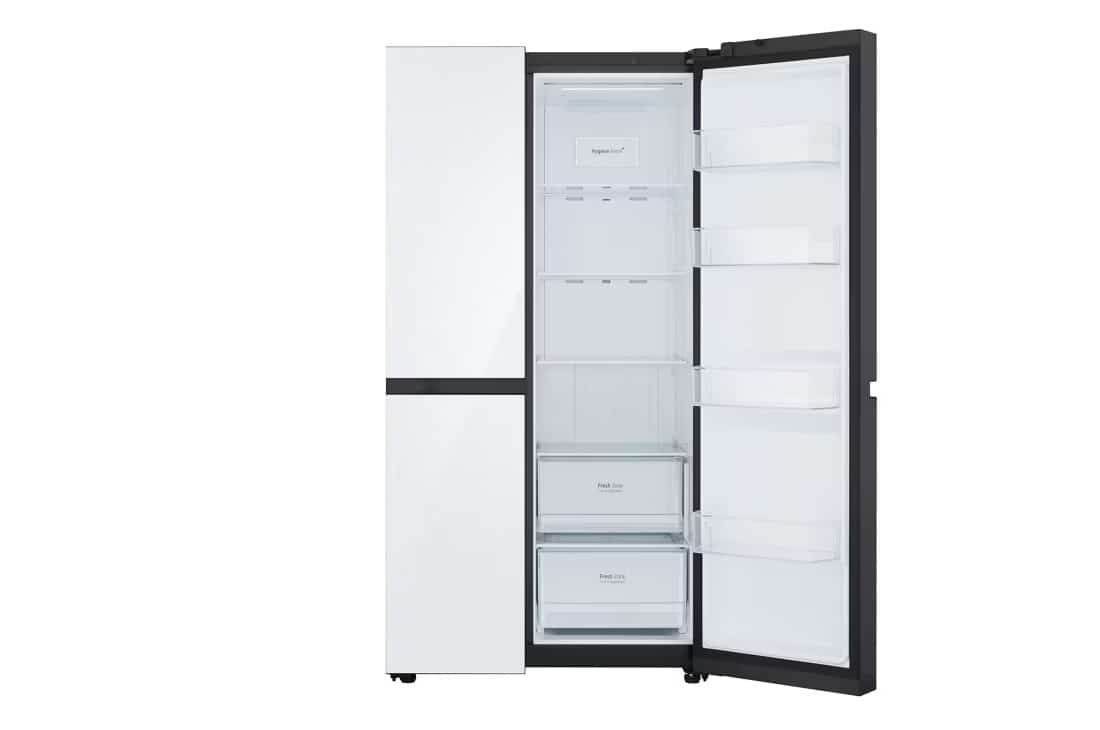 Photo of LG Side by Side 647L Refrigerator, Inverter Compressor, Multi AirFlow,White Glass color
