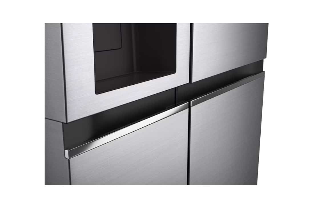Photo of LG Door-in-Door™ ThinQ™ Side by Side 617L Refrigerator, UVnano™, LINEARCooling™, ThinQ™ in Silver color