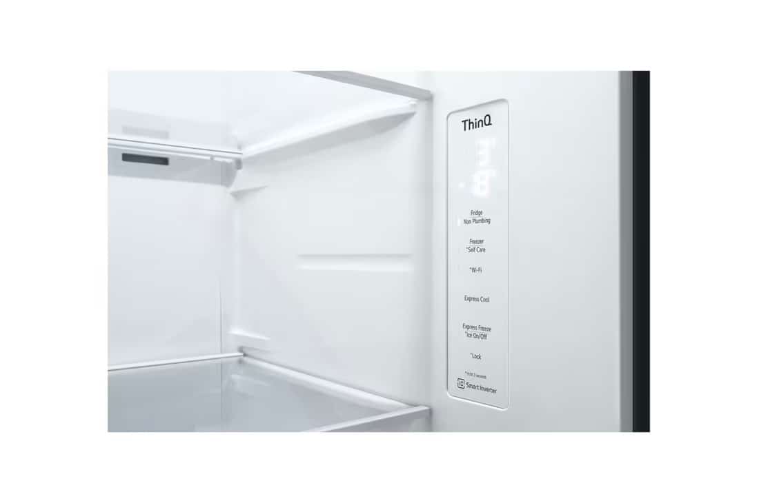 Photo of LG Door-in-Door™ ThinQ™ Side by Side 617L Refrigerator, UVnano™, LINEARCooling™, ThinQ™ in Silver color