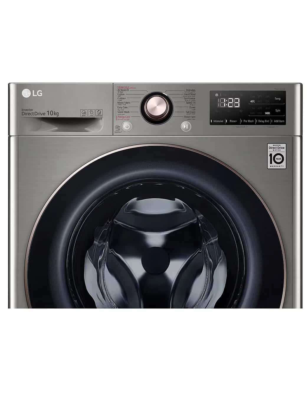 Photo of Front Load Washing Machine , 10KG Capacity with AI DD™, Steam™ , Platinum Silver Color