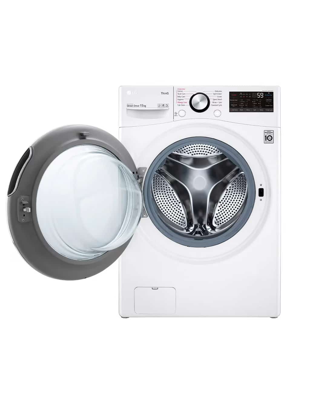 Photo of Washer 15kg with AI Direct Drive, Steam, White Color