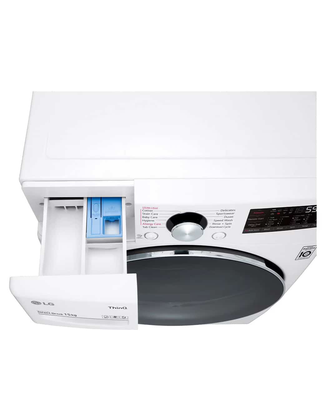 Photo of Washer 15kg with AI Direct Drive, Steam, White Color