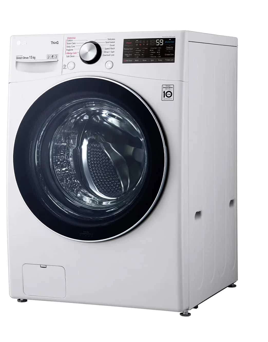 Photo of Washer 15kg with AI Direct Drive, Steam, White Color