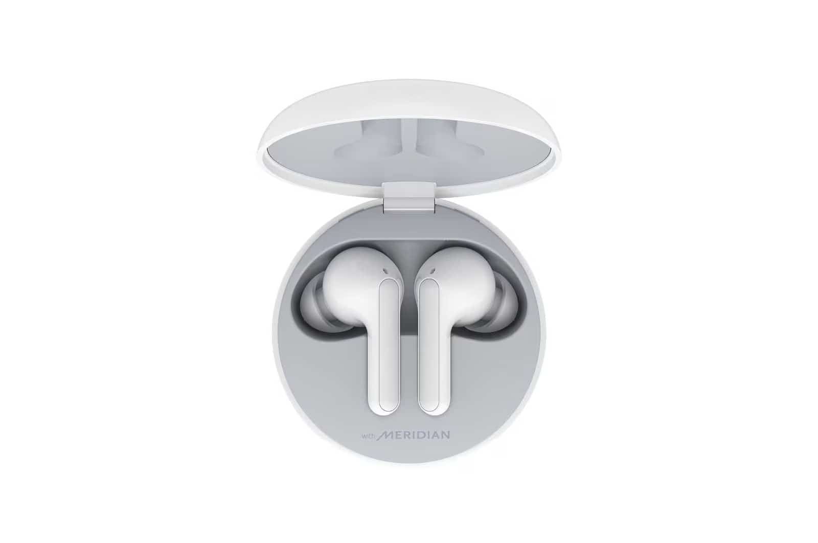 Photo of LG TONE Free HBS-FN4 Bluetooth® Wireless Stereo Earbuds with Meridian Audio (White)