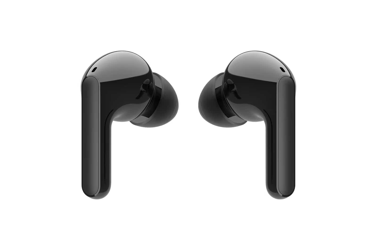 Photo of سماعات الأذن الاستريو اللاسلكية LG TONE Free HBS-FN6 Bluetooth® لون أسود والمزودة بحاوية شحن UVnano وتقنية Meridian Audio