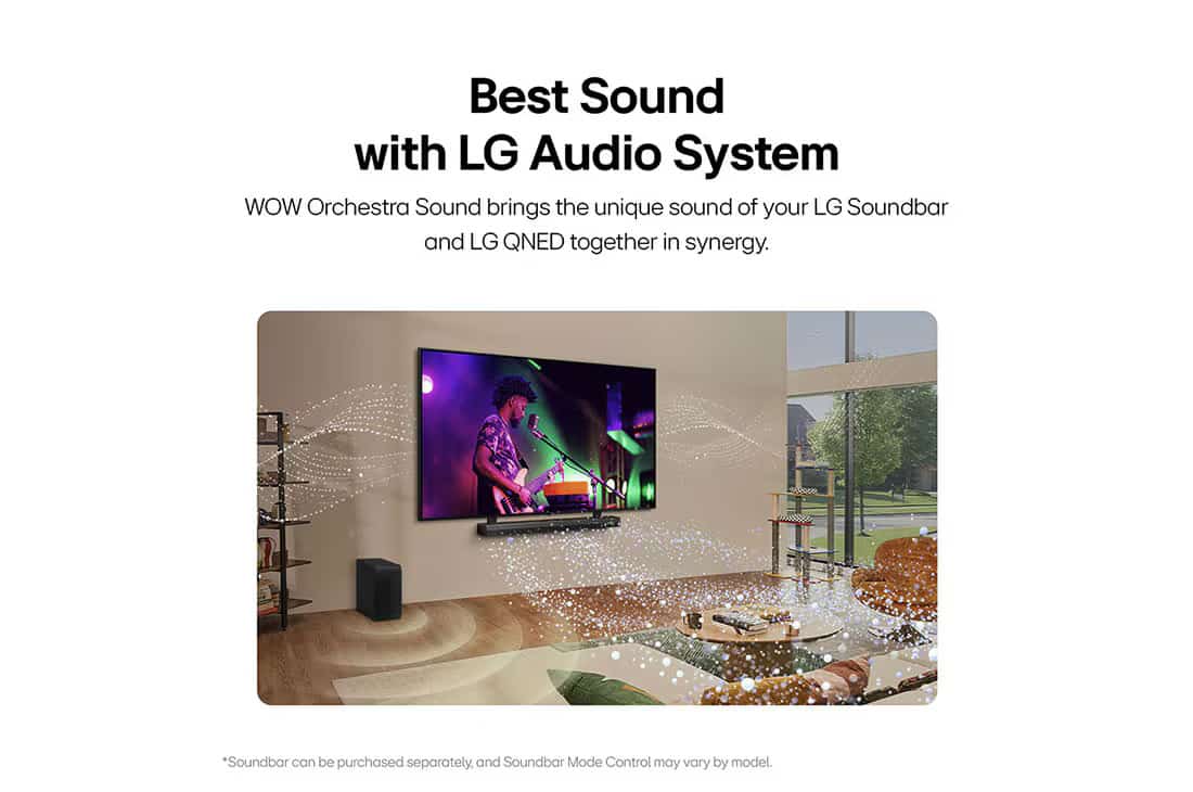 Photo of 75 Inch LG QNED AI QNED86 4K Smart TV AI Magic remote HDR10 webOS24 - 75QNED86T6A (2024)