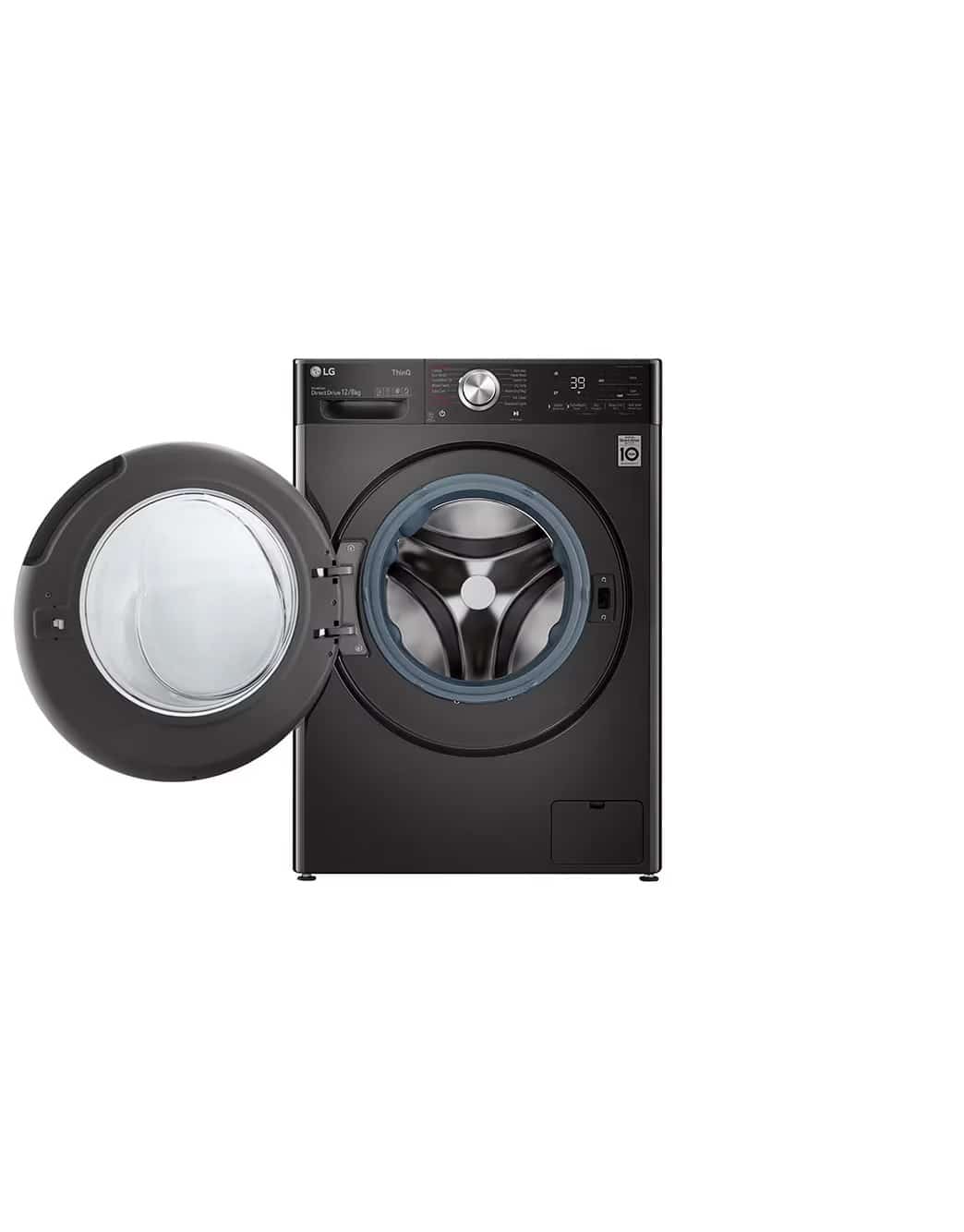 Photo of 12/8kg Front Load Washer & Dryer, AI DD™, TurboWash™360˚, Black Steel Color
