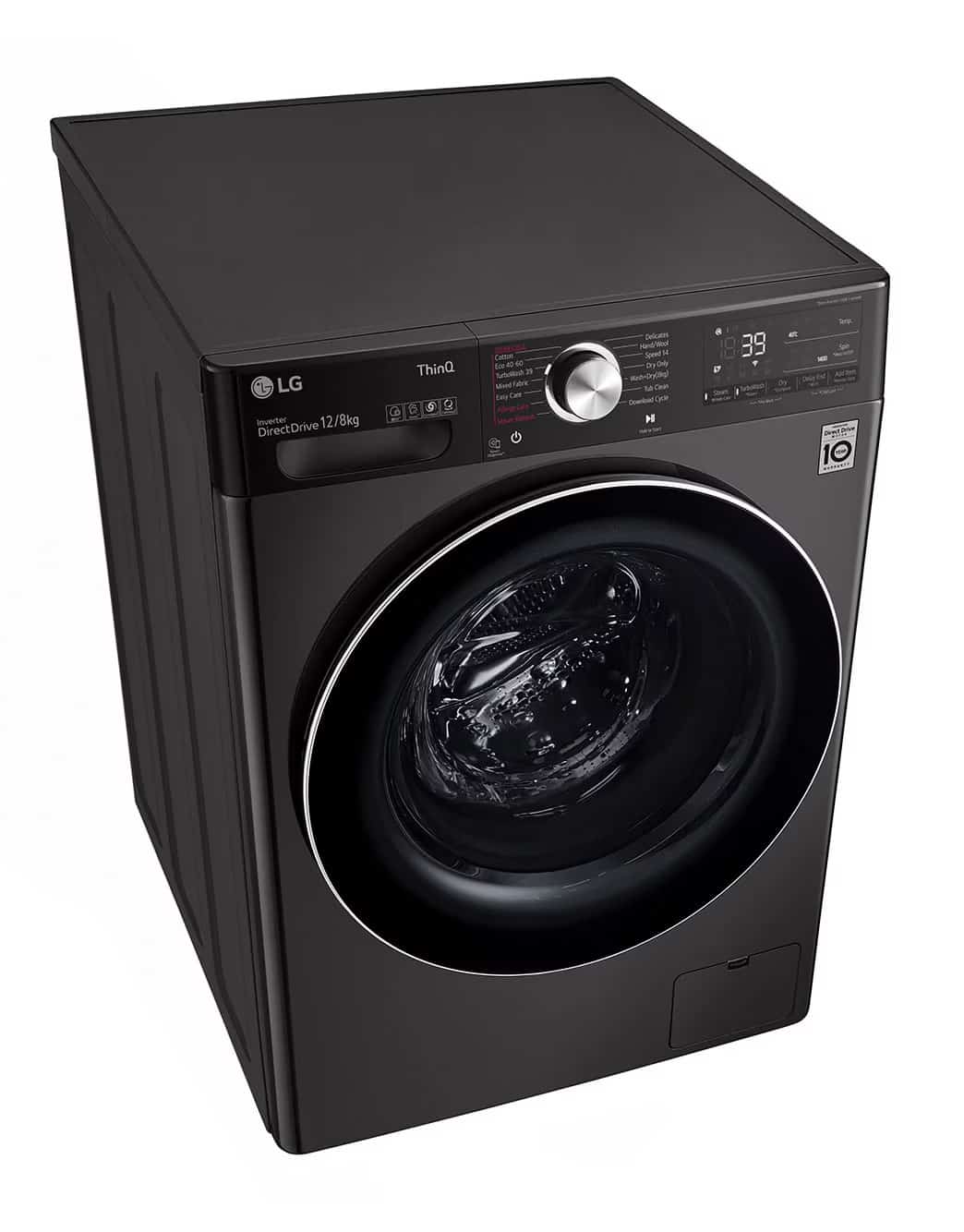 Photo of 12/8kg Front Load Washer & Dryer, AI DD™, TurboWash™360˚, Black Steel Color