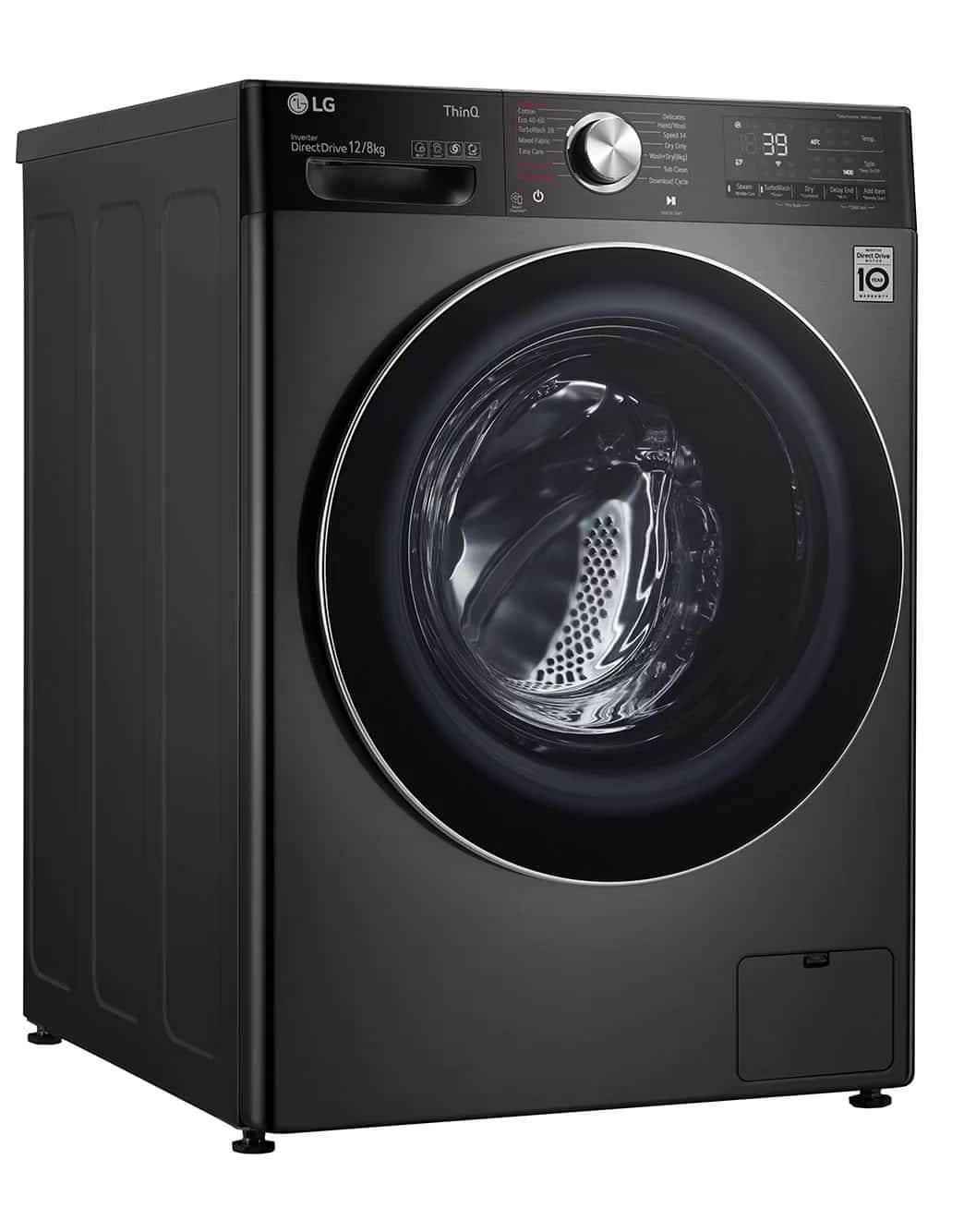 Photo of 12/8kg Front Load Washer & Dryer, AI DD™, TurboWash™360˚, Black Steel Color