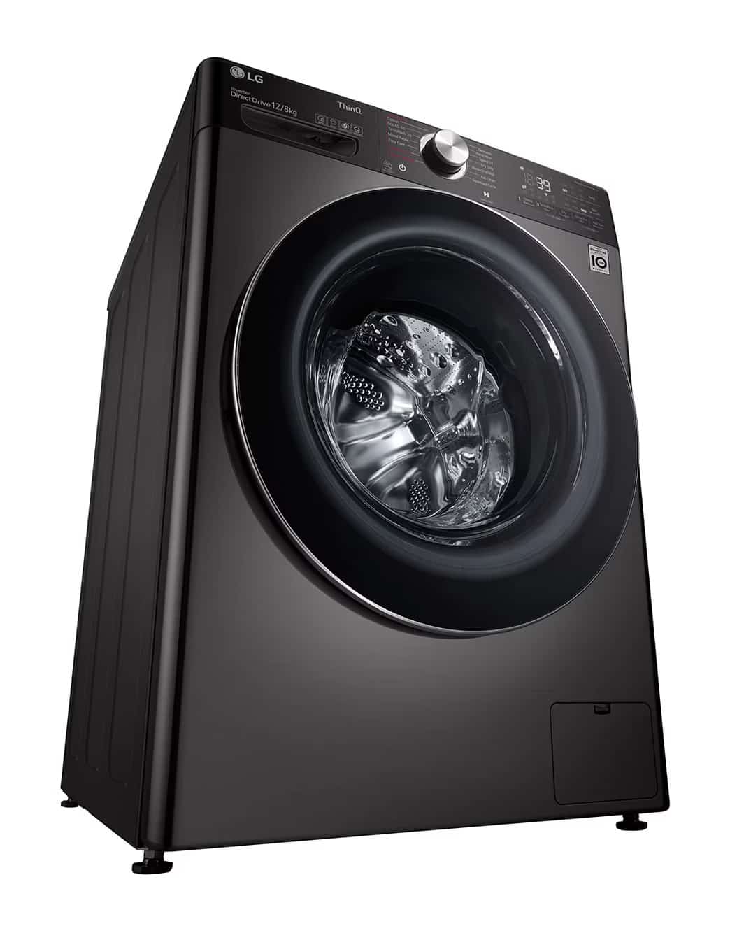 Photo of 12/8kg Front Load Washer & Dryer, AI DD™, TurboWash™360˚, Black Steel Color