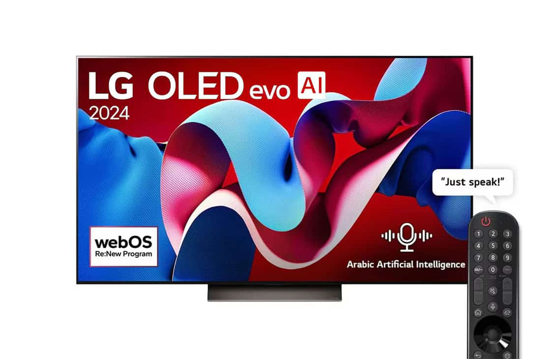Photo of 77 Inch LG OLED evo AI C4 4K Smart TV AI Magic remote Dolby Vision webOS24 - OLED77C46LA (2024)