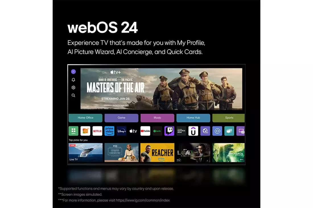 Photo of 77 Inch LG OLED evo G4 4K Smart TV AI Magic remote Dolby Vision webOS24 - OLED77G46LA (2024)