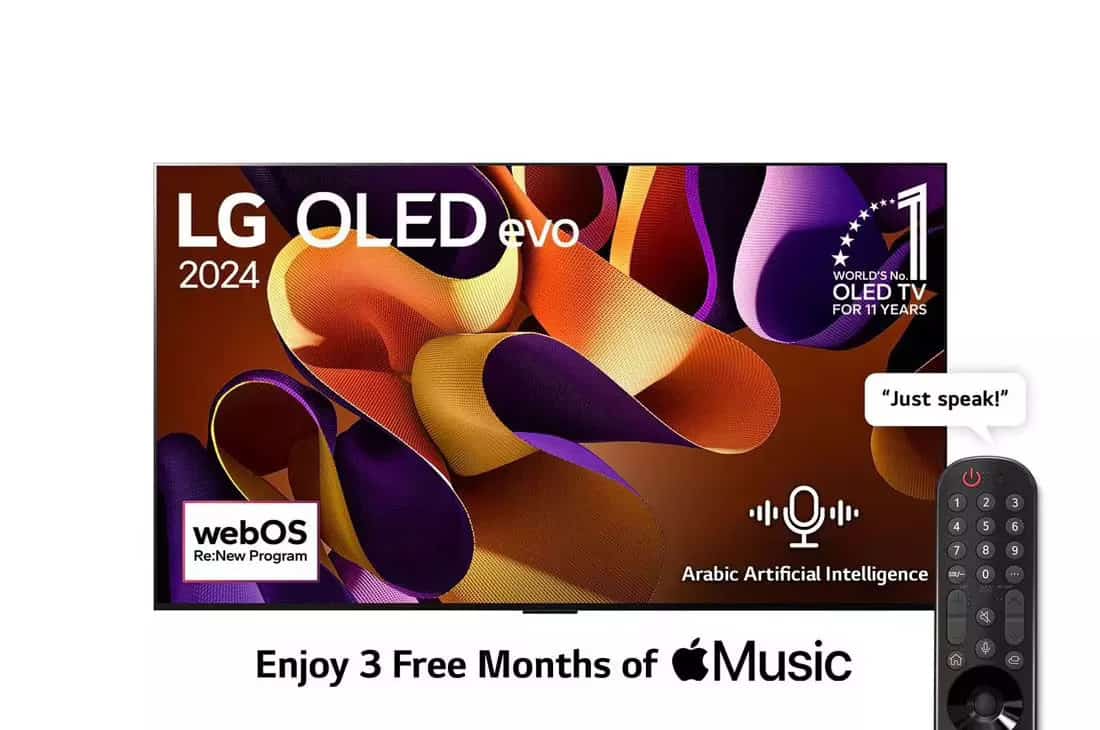 Photo of 77 Inch LG OLED evo G4 4K Smart TV AI Magic remote Dolby Vision webOS24 - OLED77G46LA (2024)