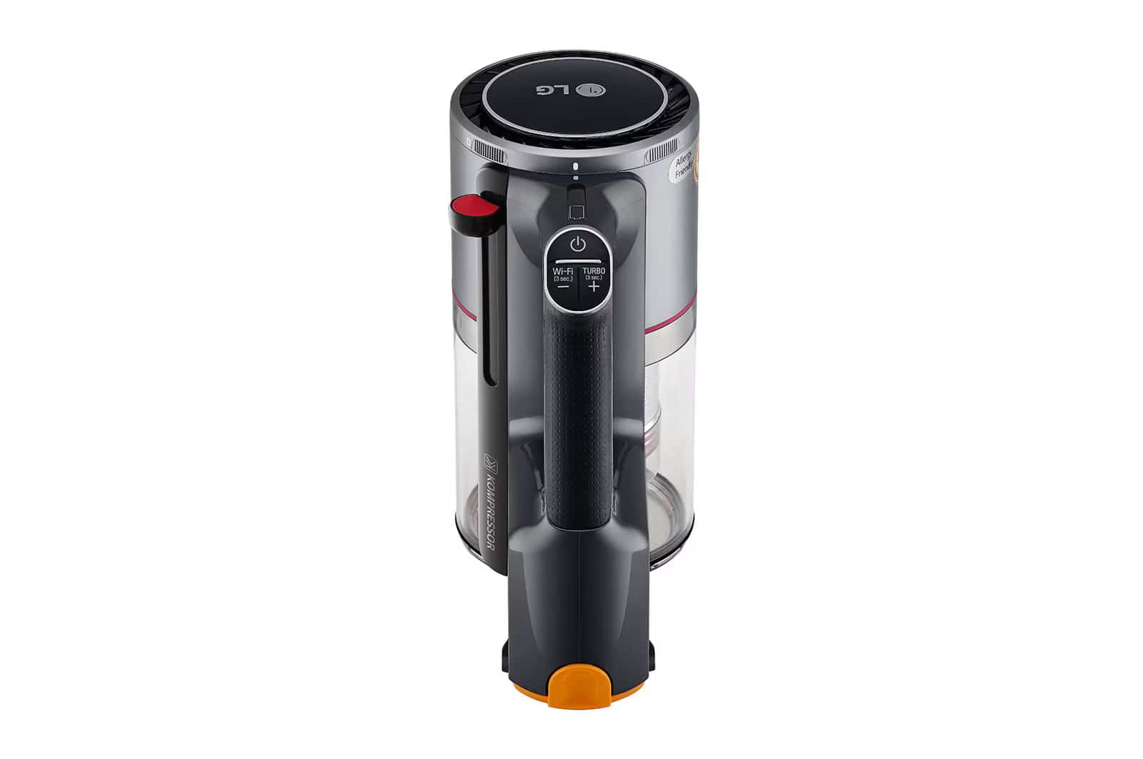 Photo of مكنسة CordZero™ A9Kompressor الكهربائية اليدوية اللاسلكية من إل جي