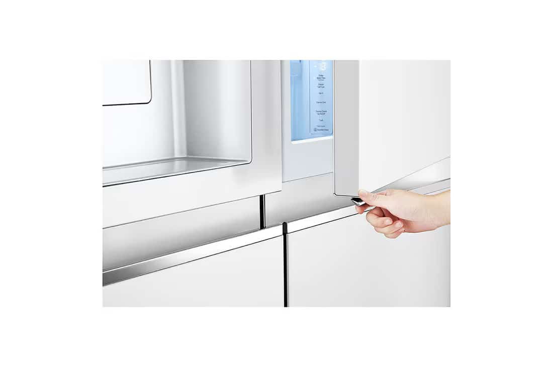 Photo of LG Door-in-Door™ ThinQ™ Side by Side 611L Refrigerator, UVnano™, LINEARCooling™, ThinQ™ in White color