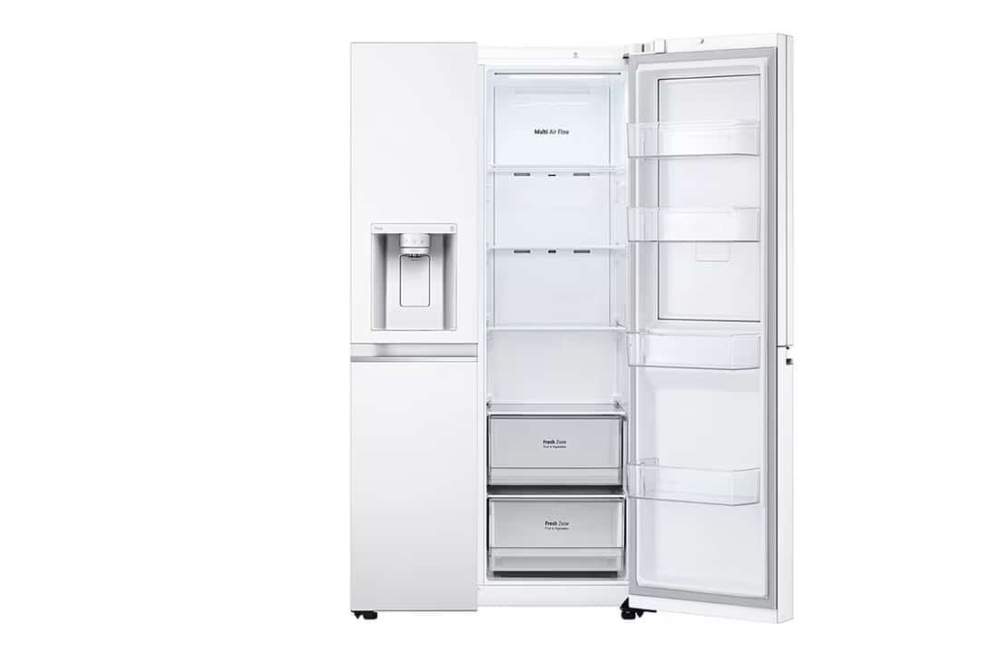 Photo of LG Door-in-Door™ ThinQ™ Side by Side 611L Refrigerator, UVnano™, LINEARCooling™, ThinQ™ in White color