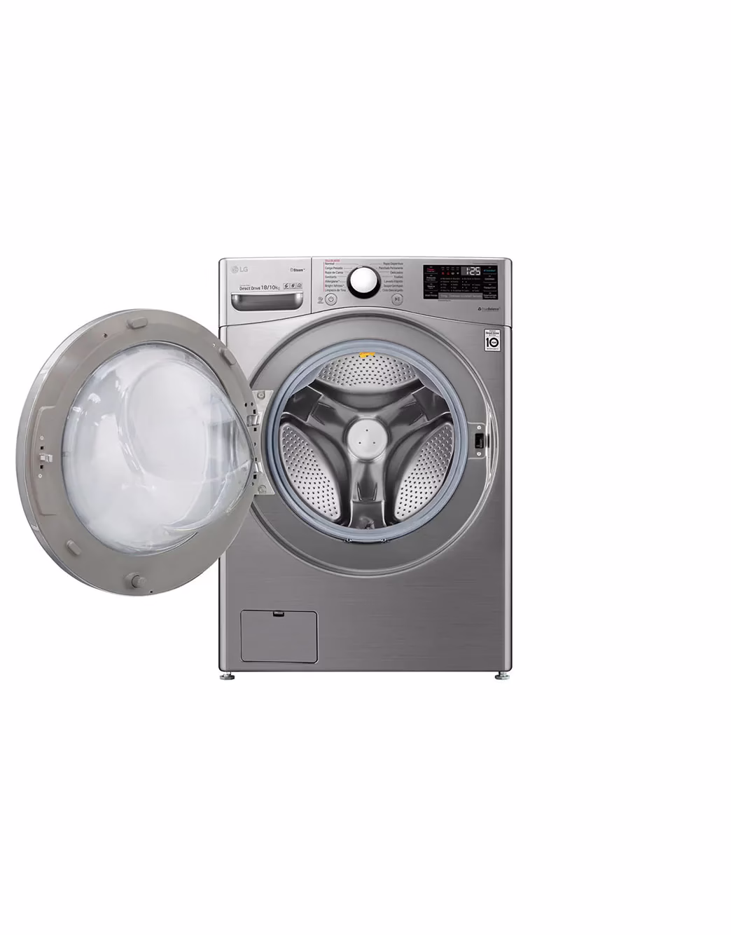 Photo of 18/10kg Front Load Washer Dryer, Silver Color