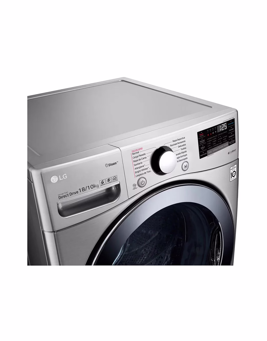 Photo of 18/10kg Front Load Washer Dryer, Silver Color