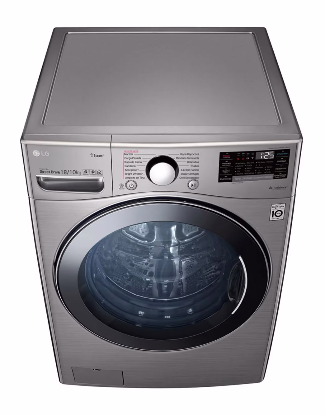 Photo of 18/10kg Front Load Washer Dryer, Silver Color