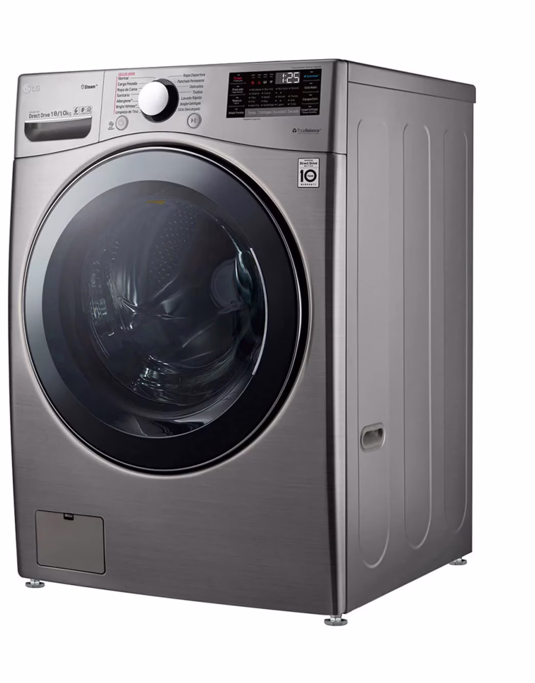 Photo of 18/10kg Front Load Washer Dryer, Silver Color