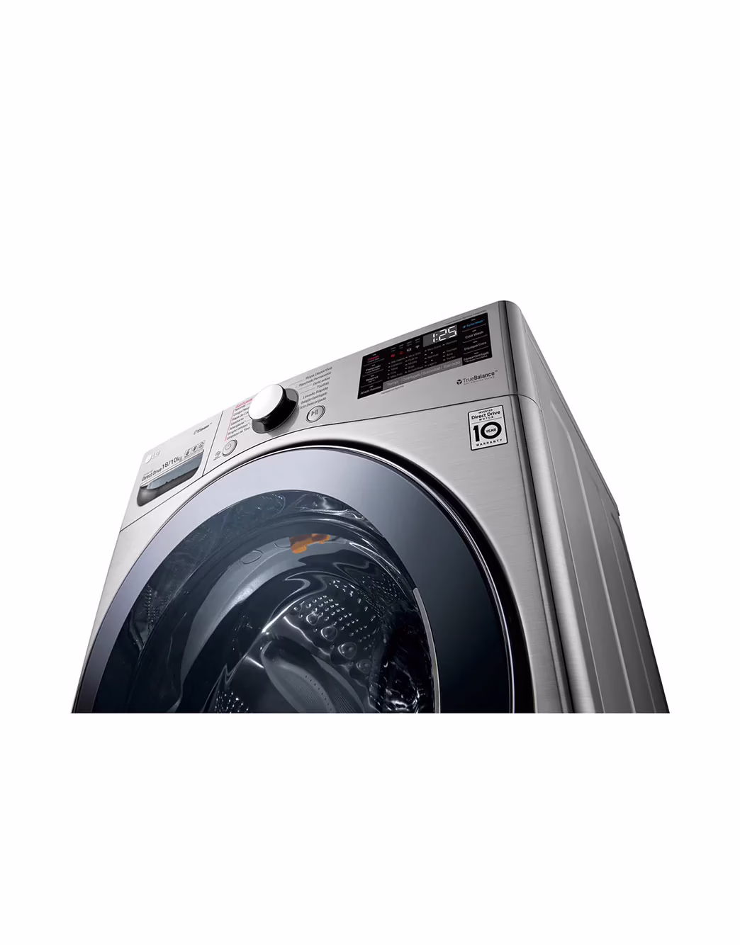 Photo of 18/10kg Front Load Washer Dryer, Silver Color