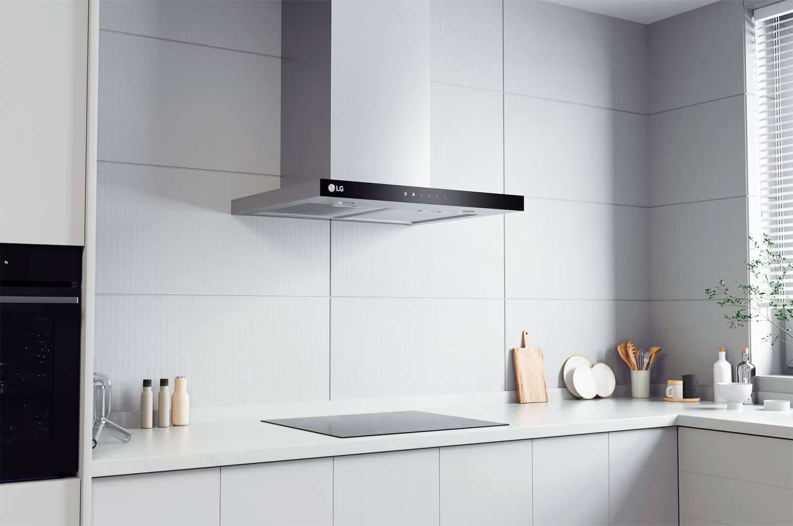 Photo of LG Hood 60cm, With Touch Control, Powerful suction, and 3 modes with Power Boost mode