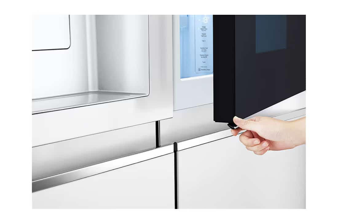 Photo of LG InstaView™ ThinQ™ 611L Side by Side Refrigerator, UVnano™, LINEARCooling™, ThinQ™ in White color