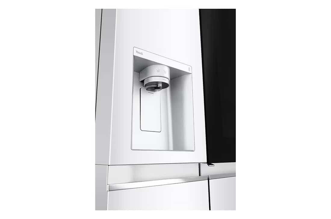Photo of LG InstaView™ ThinQ™ 611L Side by Side Refrigerator, UVnano™, LINEARCooling™, ThinQ™ in White color