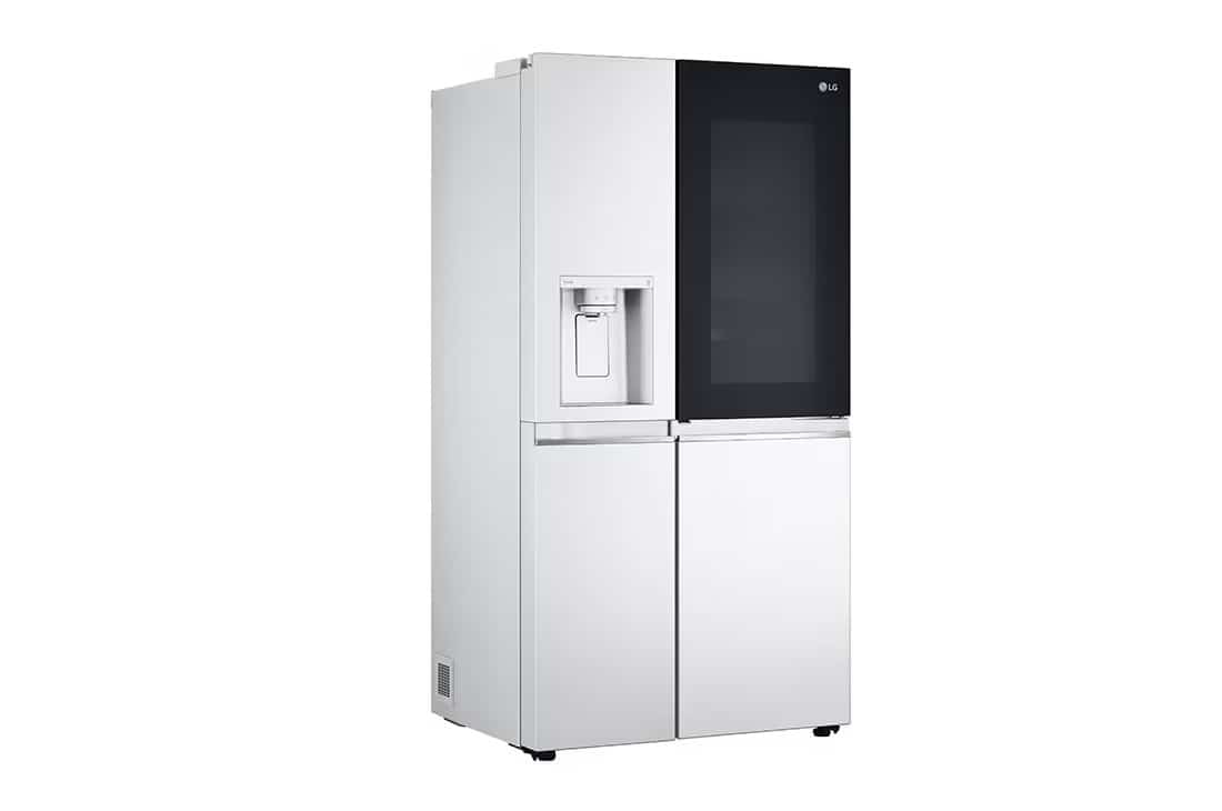 Photo of LG InstaView™ ThinQ™ 611L Side by Side Refrigerator, UVnano™, LINEARCooling™, ThinQ™ in White color