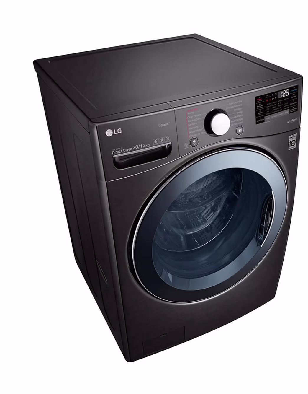 Photo of Washer & Dryer 20/12kg, Direct Drive, Steam, Black Steel