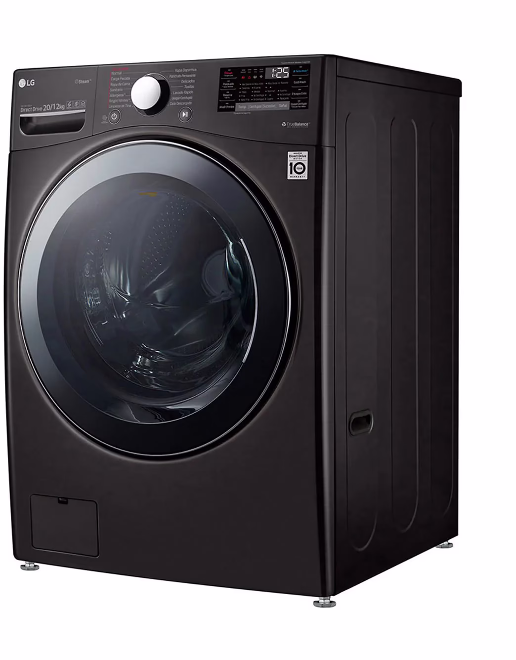 Photo of Washer & Dryer 20/12kg, Direct Drive, Steam, Black Steel