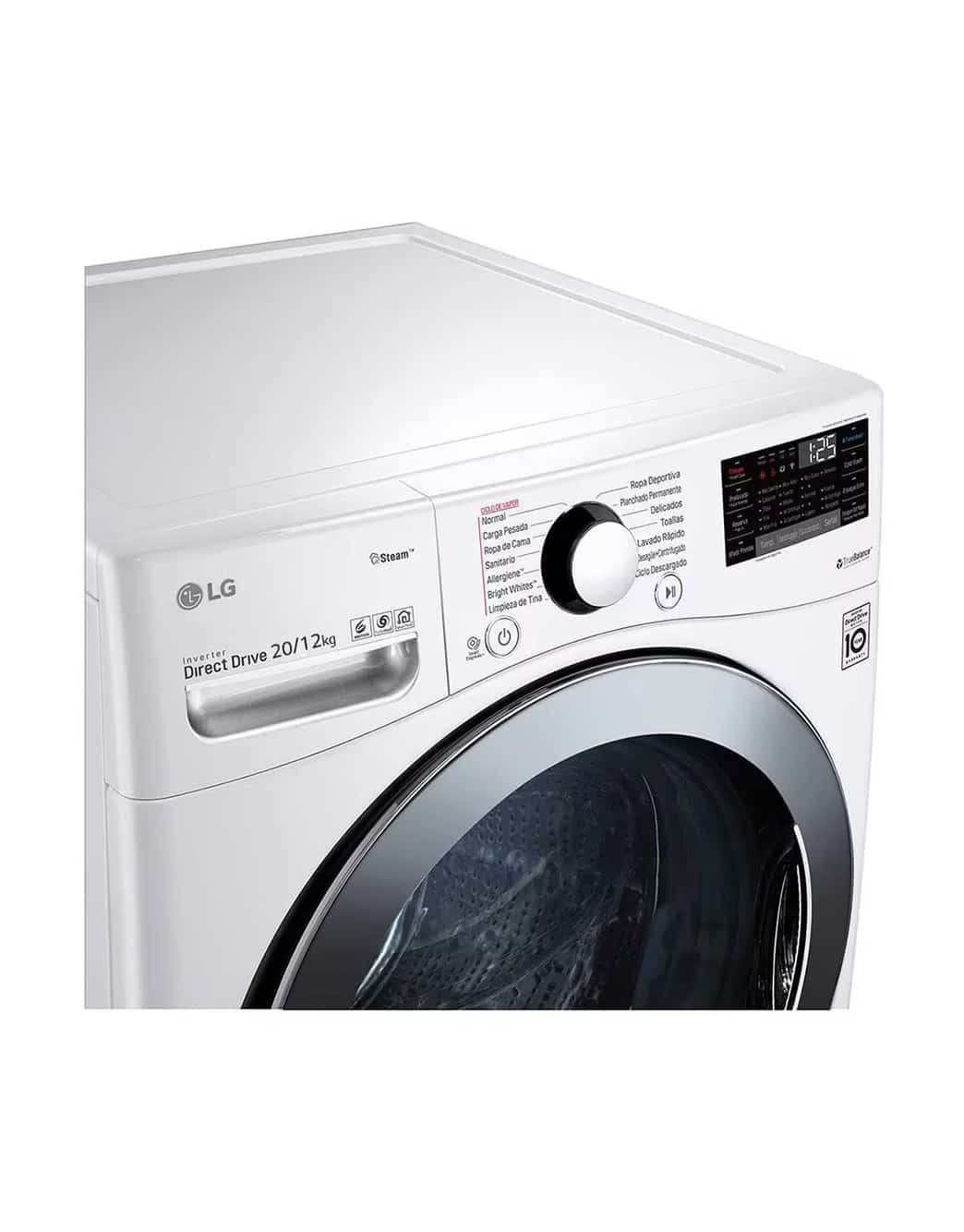 Photo of Washer & Dryer 20/12kg, Direct Drive, Steam, White Color