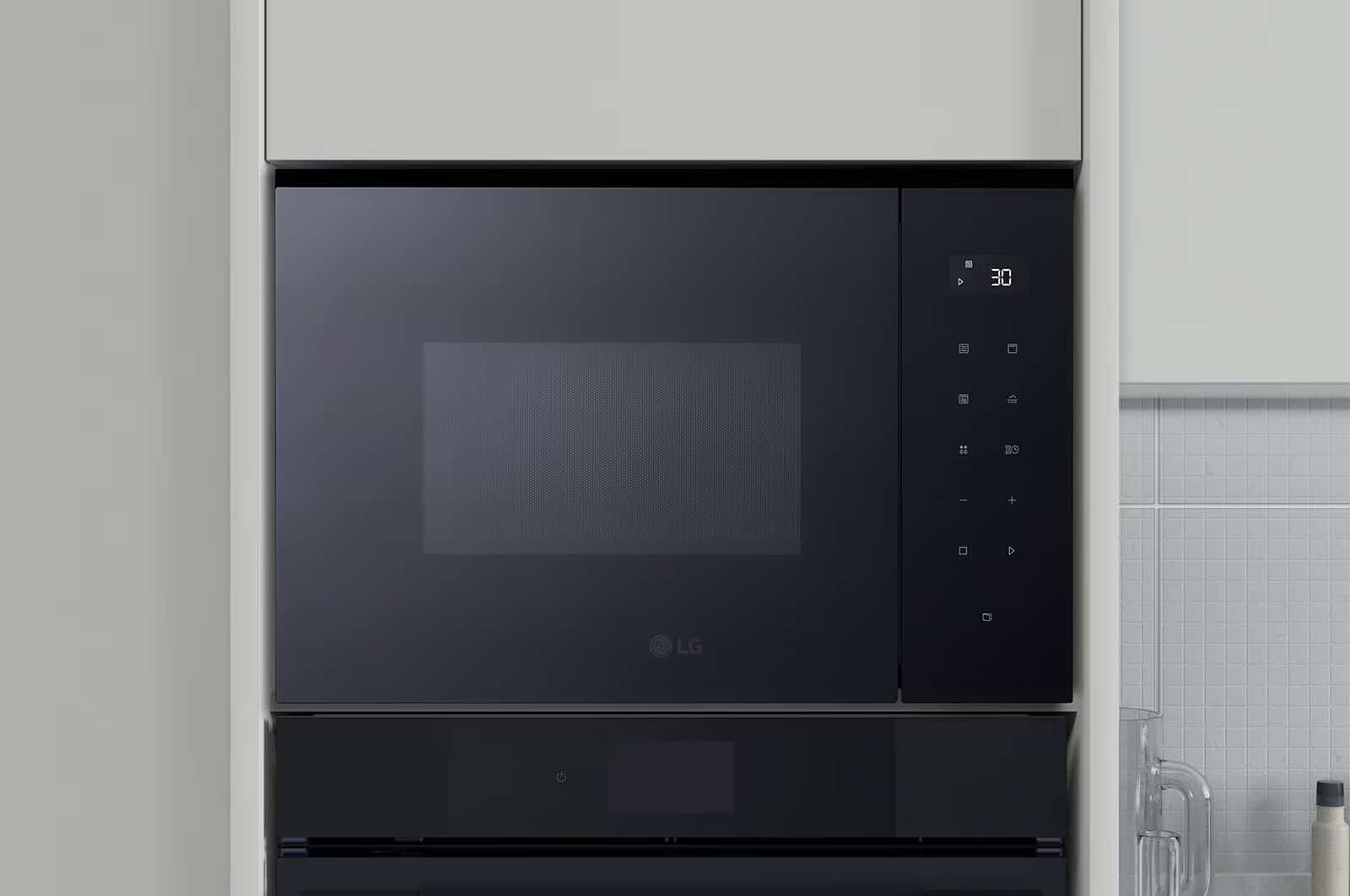Photo of LG Built-in Microwave Oven, Black Glass, With LED Touch Display