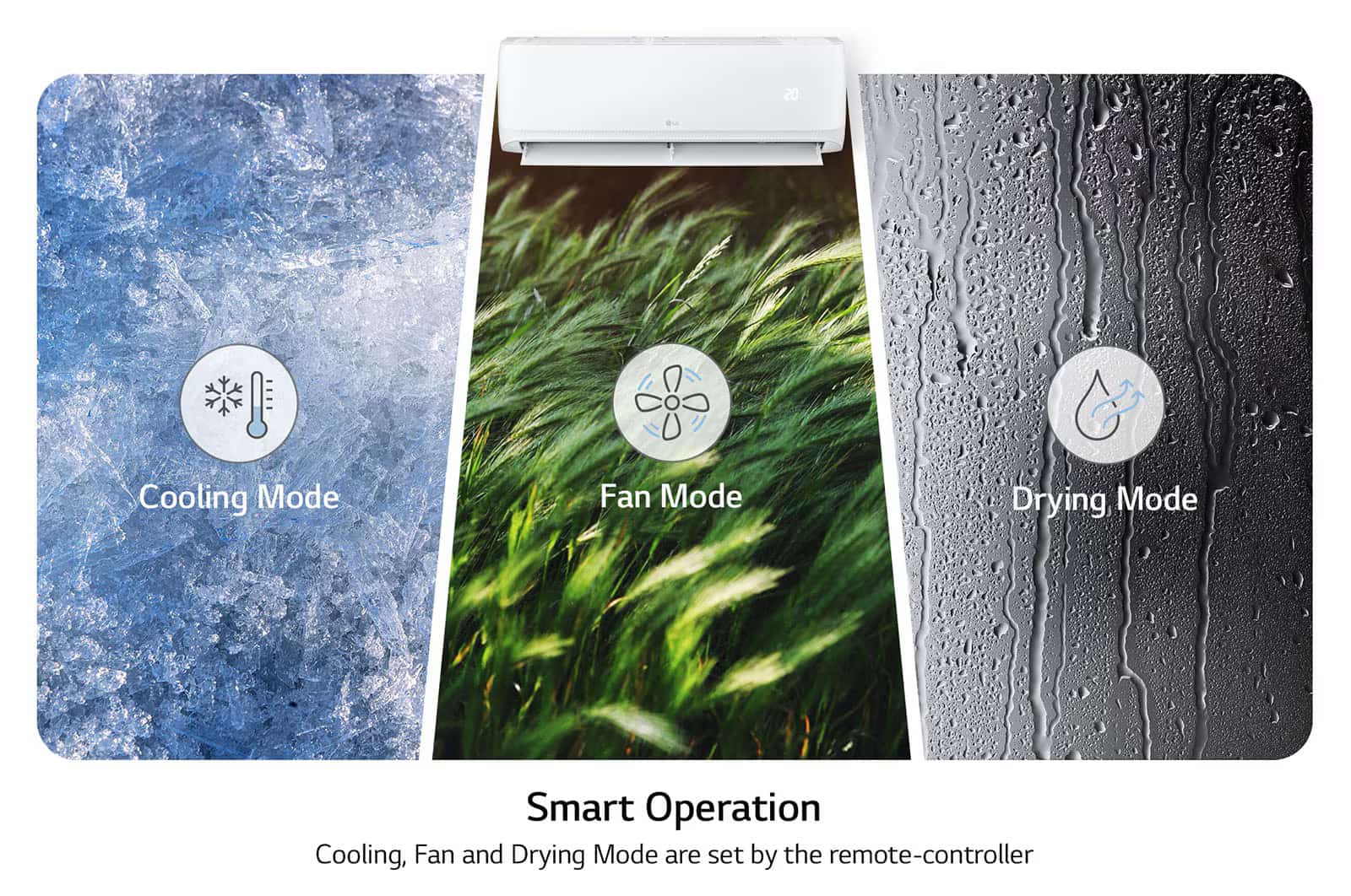 Photo of LG wall-mounted 1.5 Ton ON/OFF Air conditioner, Fast Cooling, Dual Sensing, Smart Operation, Anti Corrosion Gold Fin™, Auto Restart, LED Indication
