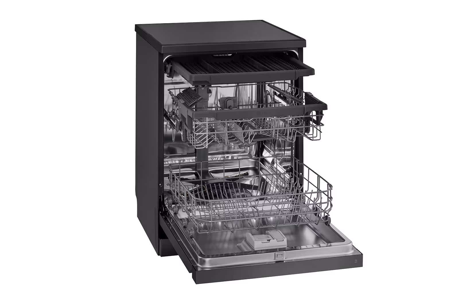 Photo of LG QuadWash™ Dishwasher, 14 Place Settings, EasyRack™ Plus, Inverter Direct Drive, ThinQ, Black color