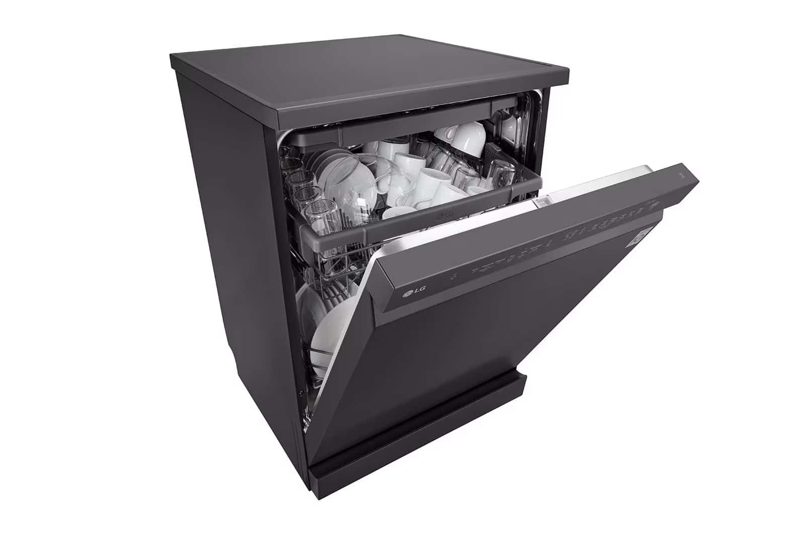 Photo of LG QuadWash™ Dishwasher, 14 Place Settings, EasyRack™ Plus, Inverter Direct Drive, ThinQ, Black color