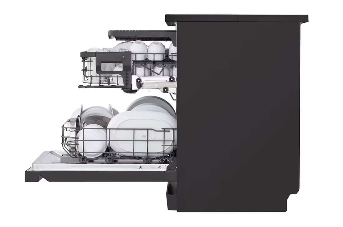 Photo of LG QuadWash™ Dishwasher, 14 Place Settings, EasyRack™ Plus, Inverter Direct Drive, ThinQ, Black color